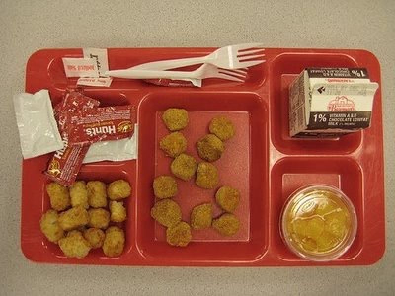 Christmas on the School Tray